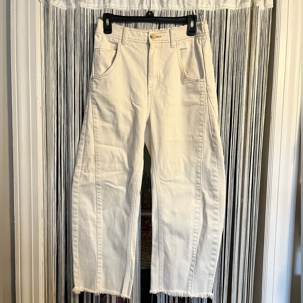 White Wide Leg Jean